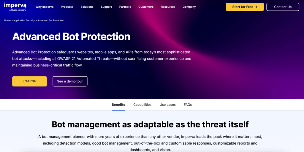 Imperva Advanced Bot Protection